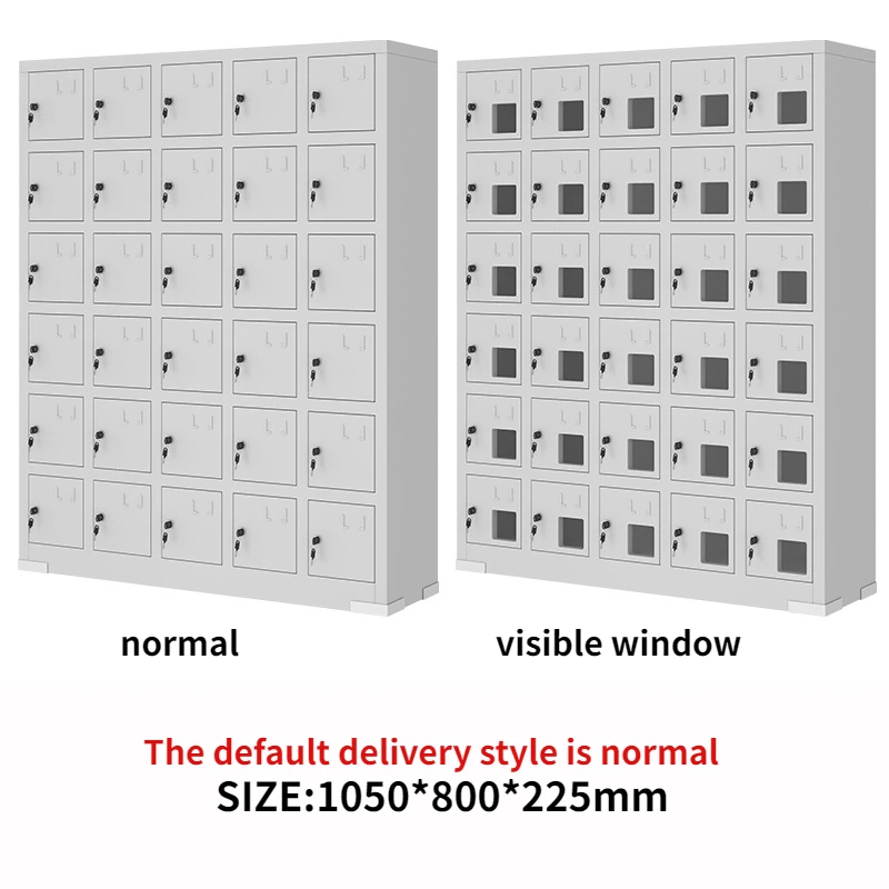 FF2207 Office Classroom Phone Organizer Storage Cabinet Chargeable Metal Cell Phone Locker Box with Keys