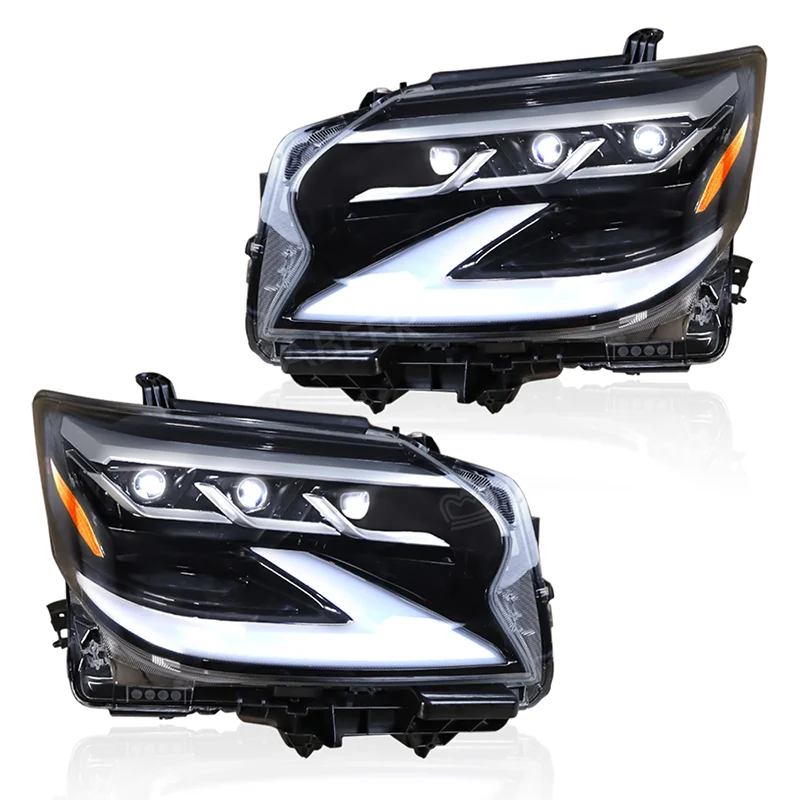 For Lexus Gx460 GX400 2014-2020 Refit Upgrade 2022 Highest Configuration Full Led Front Headlight