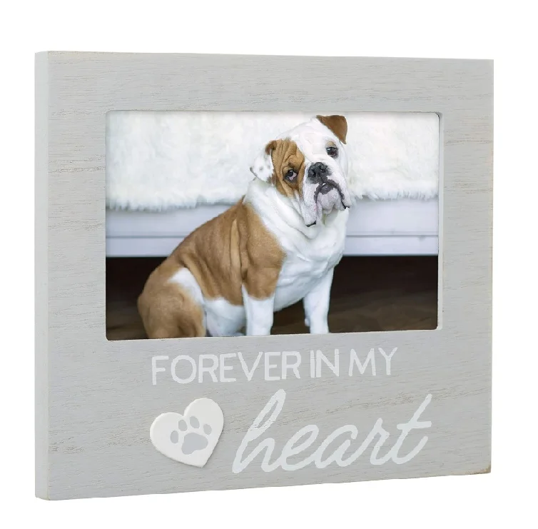 Dog or Cat Sympathy Gift Pet Loss Keepsake Photo Frame Forever In My Heart Pet Memorial Keepsake Picture Frame