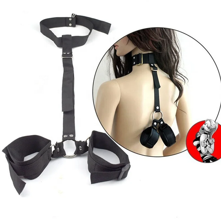 Restraints Sex Toys for Couple Neck Strap Handcuffs Sex Toys BDSM Bondage