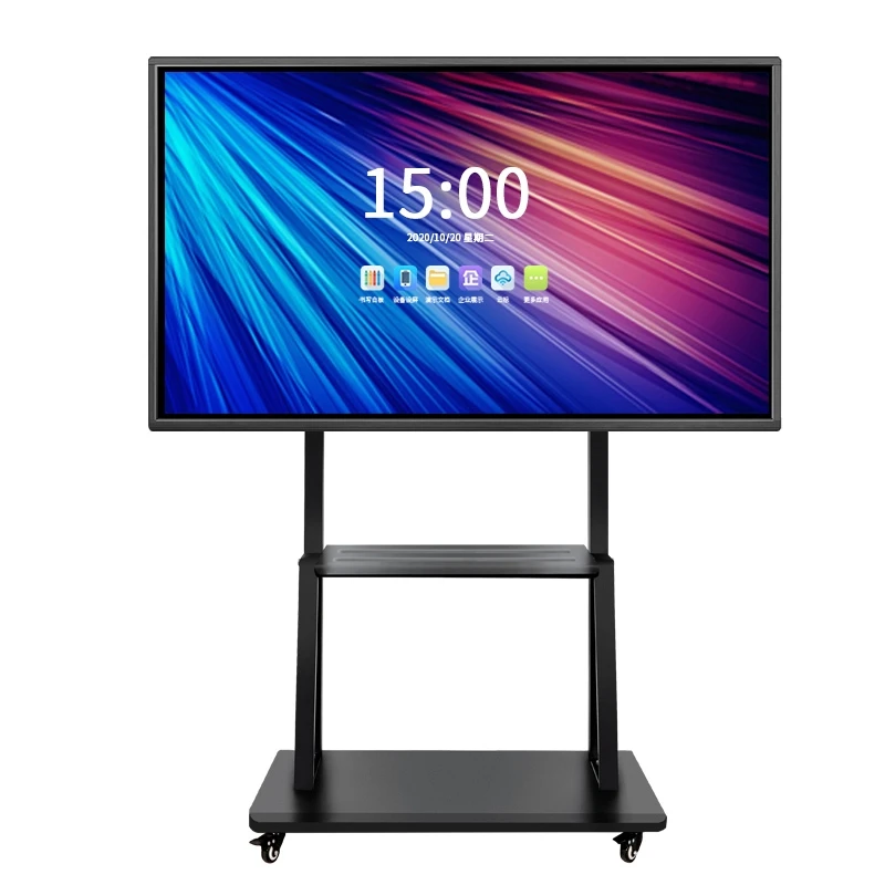 
55 Inch LED Interactive Smart Panel All In One Education School Digital Teaching Board Smart Board For Teaching 
