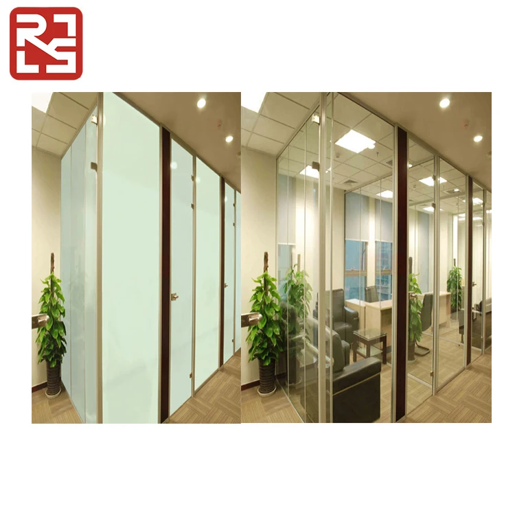 Ultra clear PDLC glass switchable smart  window glass for Doors Windows  office partition