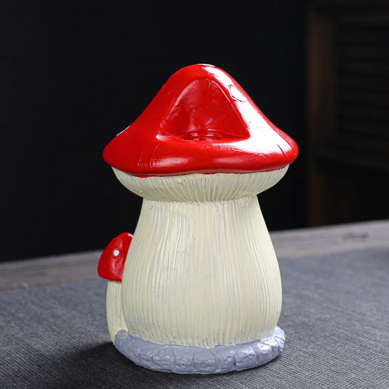 resin crafts Mushroom incense burner backward flow sandalwood incense burner household agarwood incense burner holder