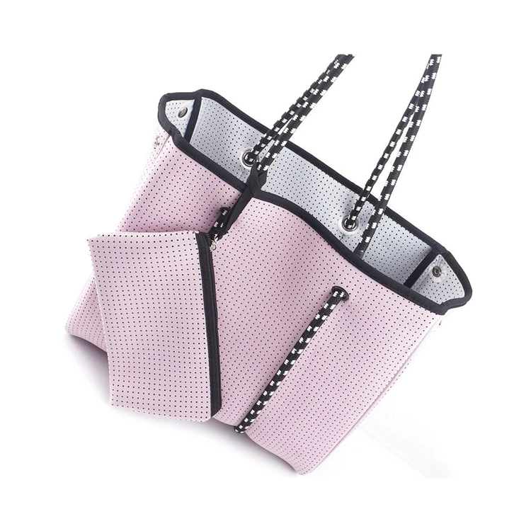 Экологически чистая Неопреновая женская сумка/пляжная сумка SBR неопреновая OEM сублимационная печать или по требованию Изолированная