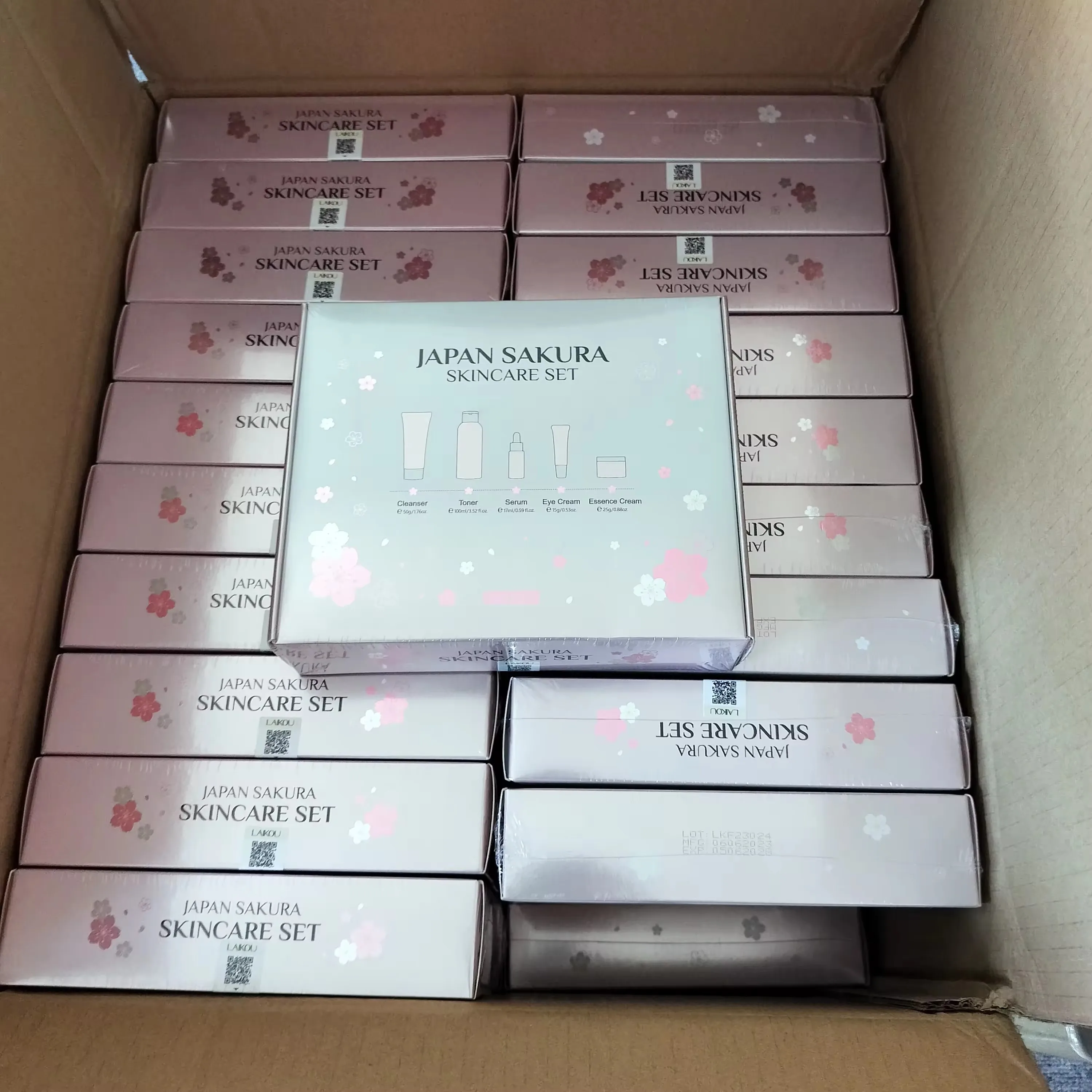 Brightening moisturizing hydrating skin lightening products 5pcs skin care set face care for women