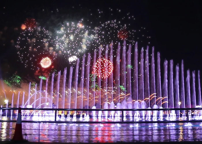 Saudi Arabia Riyadh Season Water Show Project Outdoor Large Pool Musical Dancing Fountain