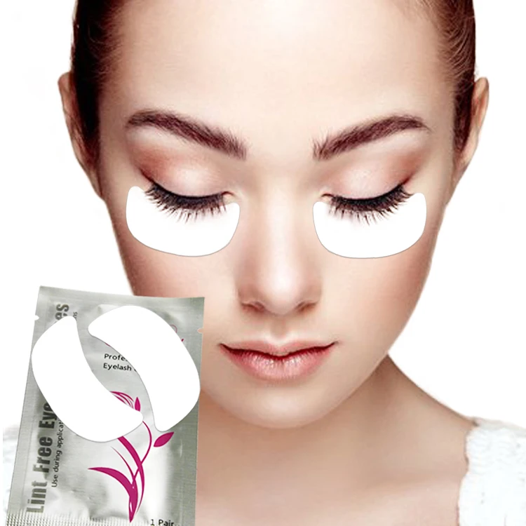 Korean Cosmetics Water Glycerin Sodium Polyacrylate Pearlized Film Eyelash Gel Pads lift Eye Patch For Eyelash Extension