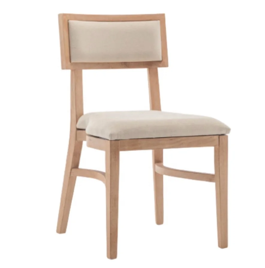China Lounge Furniture Events Rustic Wedding Chairs Oak Wood with Linen Fabric