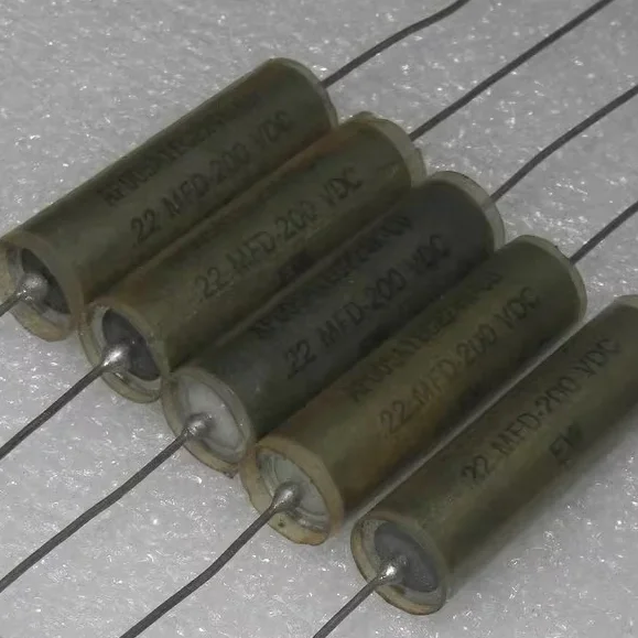 CDE 200v 0.22uf 224K Antique Copper Tube Copper Shell Coupled Oil  Immersed  Capacitor