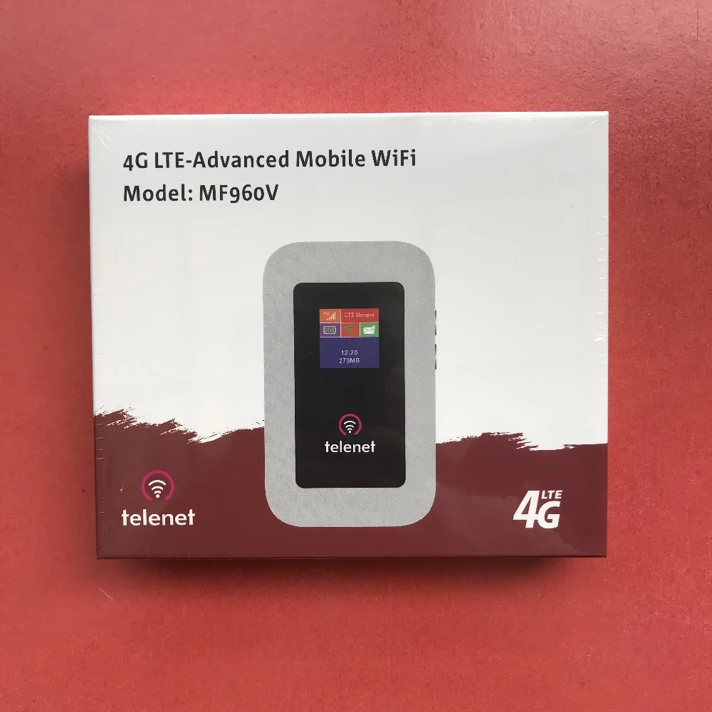 Мобильная точка доступа Telenet MF960V 4G WiFi 150 Мбит/с карманная Lte Wi-Fi роутер с поддержкой B3/B5/B7/B20