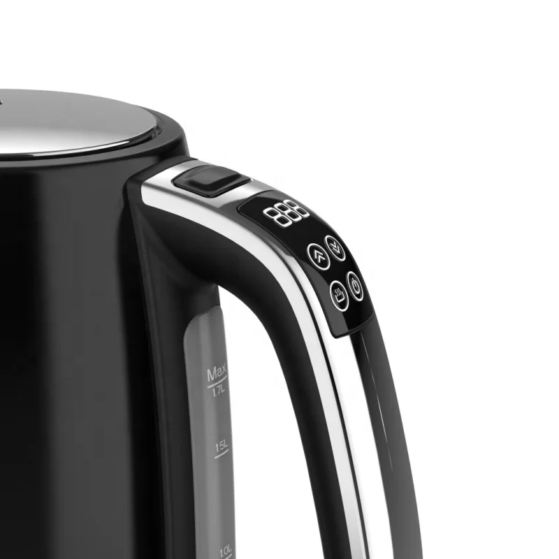 Stainless Steel Electric Jug Kettle  With Thermometer 304 heating element boiled kettl temperature control digital smart kettle