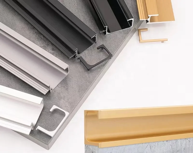 Wholesale Powder Coated Kitchen Handle Aluminum G Profile Custom Kitchen Cabinet Aluminum Furniture Handle & Knob Modern