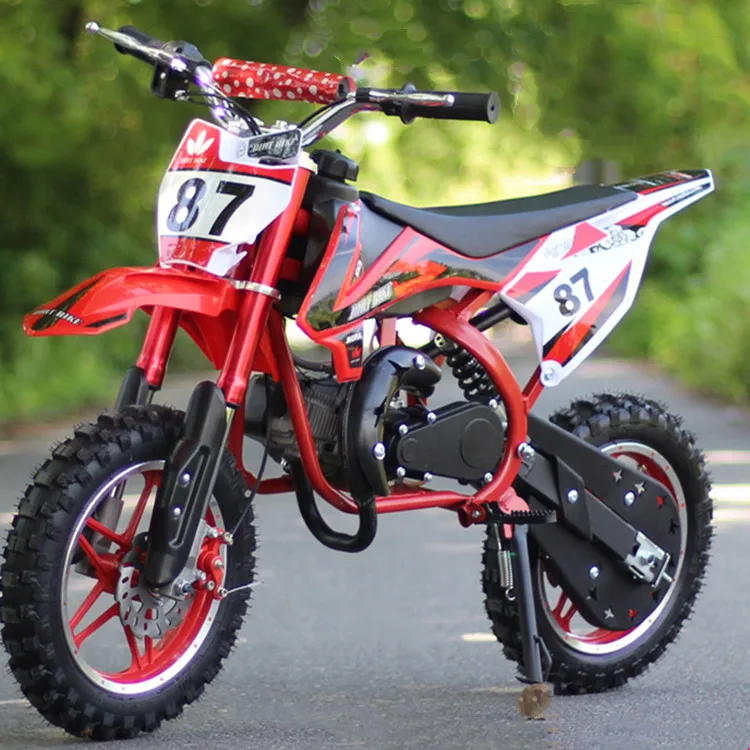 good quality 49cc child  dirt  bike pit bike  KTM style for Kid  dirt bike with pull start