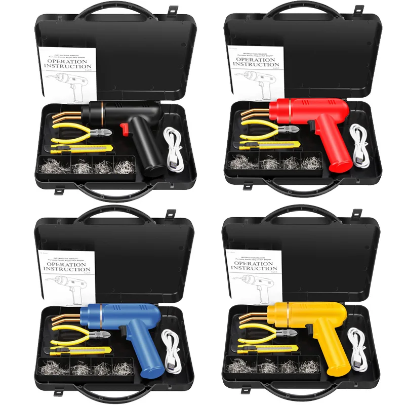 200W Cordless rechargeable Bumper Crack Repair Kit  Plastic Welding Kit  Plastic Welder Gun