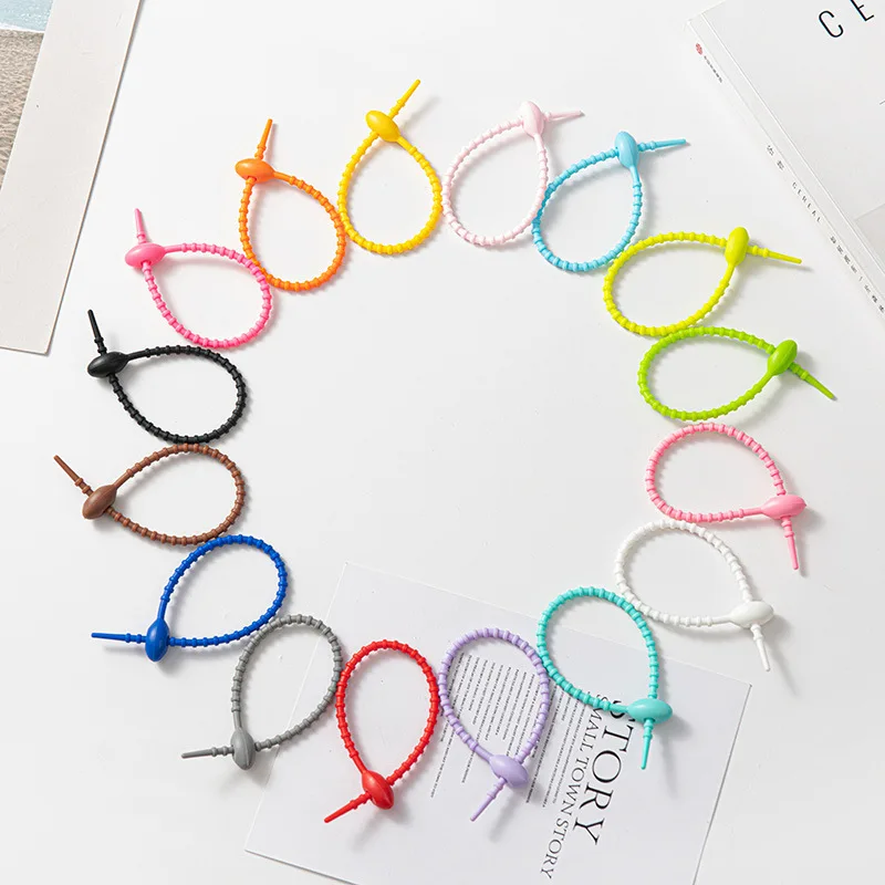 Silicone Cable Twist rope Binding rope, Reusable Fastening Rubber Wires Ties, Silicone Management Ties Cord Straps Organizer