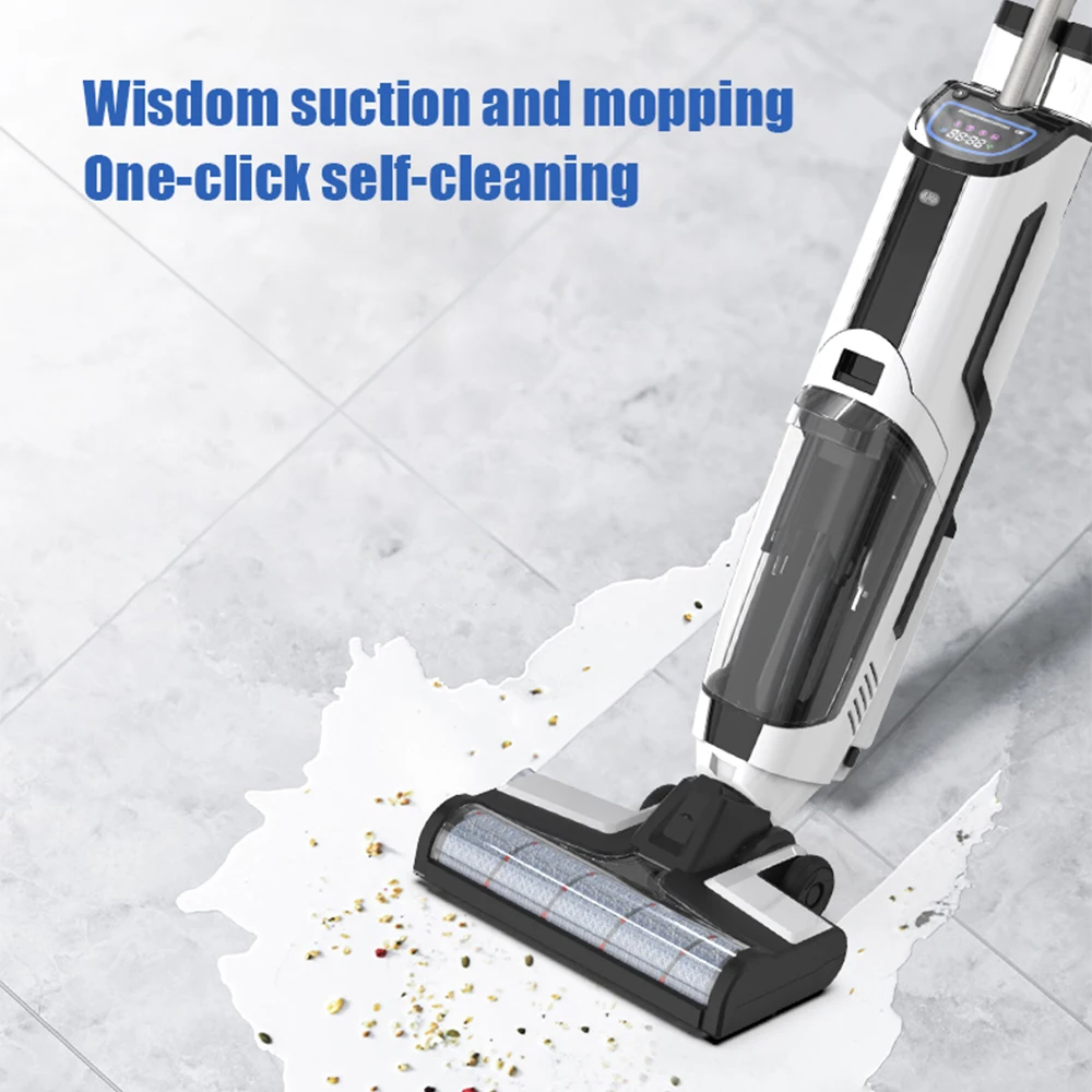2021 Oem Wet And Dry Floor Vacuum Cleaner Rechargeable Carpet Vacuum Cleaner Floor Washer Wet Mop F1