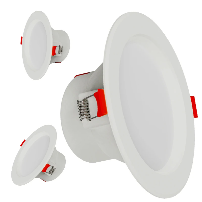 Shenzhen Strong Lumen 5 years warranty 160lm/w 5w 7w 9w 12w18w flicker free Round Smart Wifi WW CW Led Downlight
