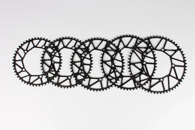 Litepro 130 BCD 9 10 11 Speed Hollow CNC Alloy Single Disc Chainwheel Road Folding Bike Chain Wheel 46-58T Chainring