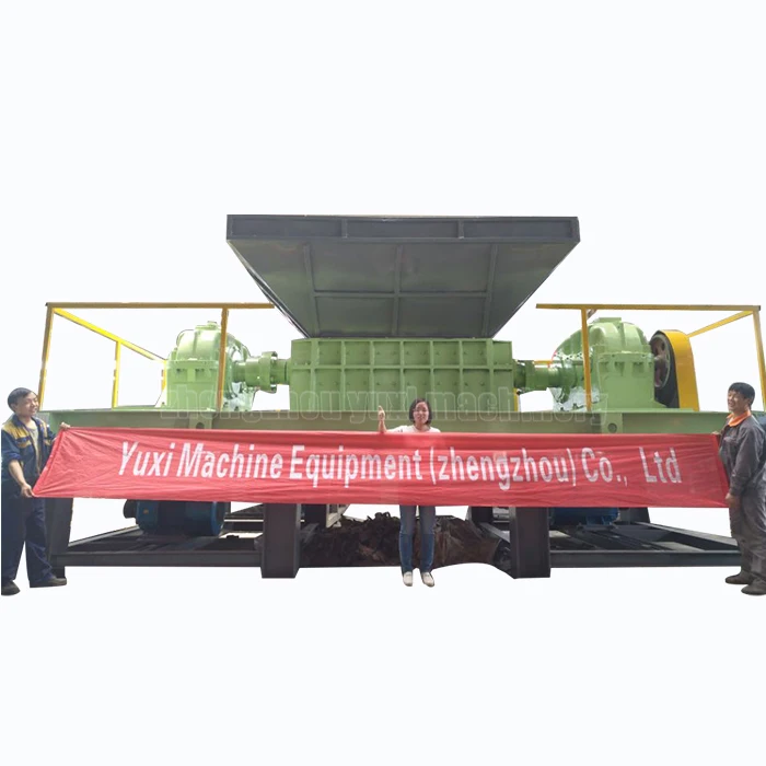 High Recovery Paint Bucket Waste Shredder China Used Car Shell Shredding Machine Line