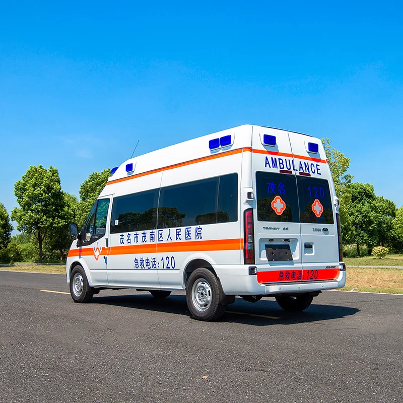 Hot New Sale Long Axis High Top Monitoring Ambulance Vehicle Emergency Van Vehicle for Sale