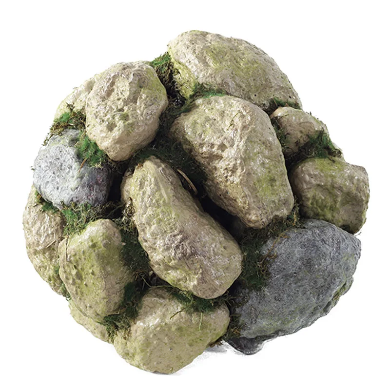 Shininglife Wholesale Artificial Moss Stone decoration for home