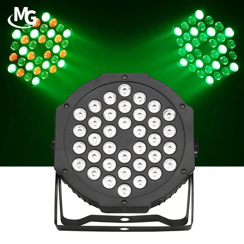 36pcs DMX Control RGB Disco DJ Party Light 72W Plastic 36 LED Par Stage Lighting LED Par Light With Remote Controller