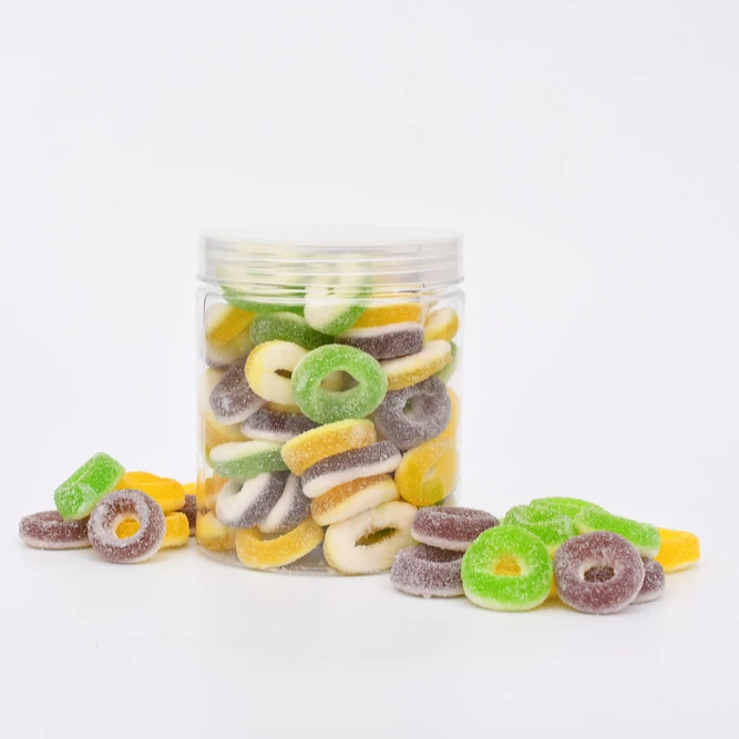 Candy manufacturers sugar coated sour flavor sweets bulk gummy candy