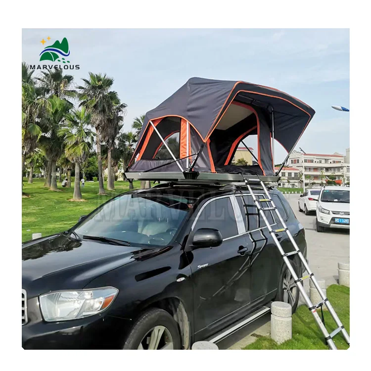 China wholesale Outdoor Product Car Camping Offroad Roof Top tent with side awning