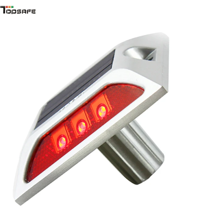 Светоотражающий маркер на солнечной батарее с высокой яркостью по оптовой цене для предупреждения о дорожной