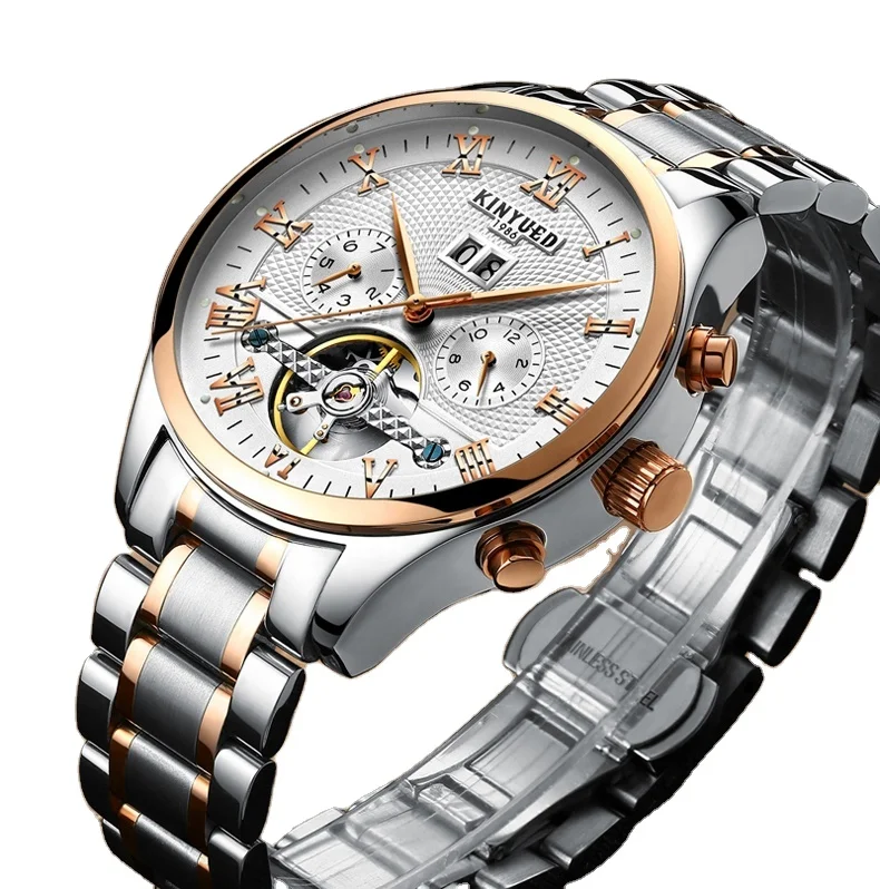 Watch Men Automatic Mechanical Watch Watches Factory Direct Sale Mechanicwatch Bezelch Automatic Waterproof Shockproof Alloy