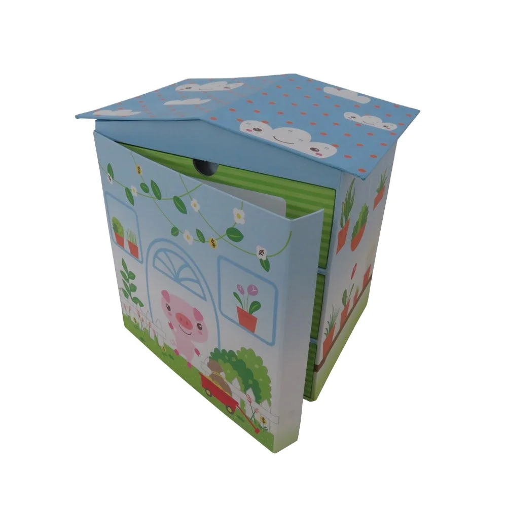 Custom house форма бумаги картона подарочные коробки с магнитом для малыша игрушки