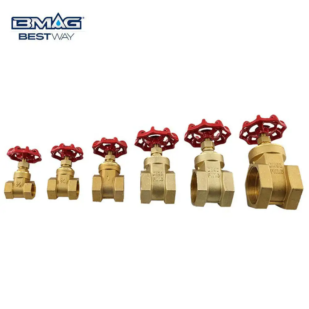 PN10 PN16 PN20 HPb57-3 HPb59-1 1/2 inch - 4 inch Female NPT BSP Manual Firefighting Forged Brass Gate Valve for Water Use