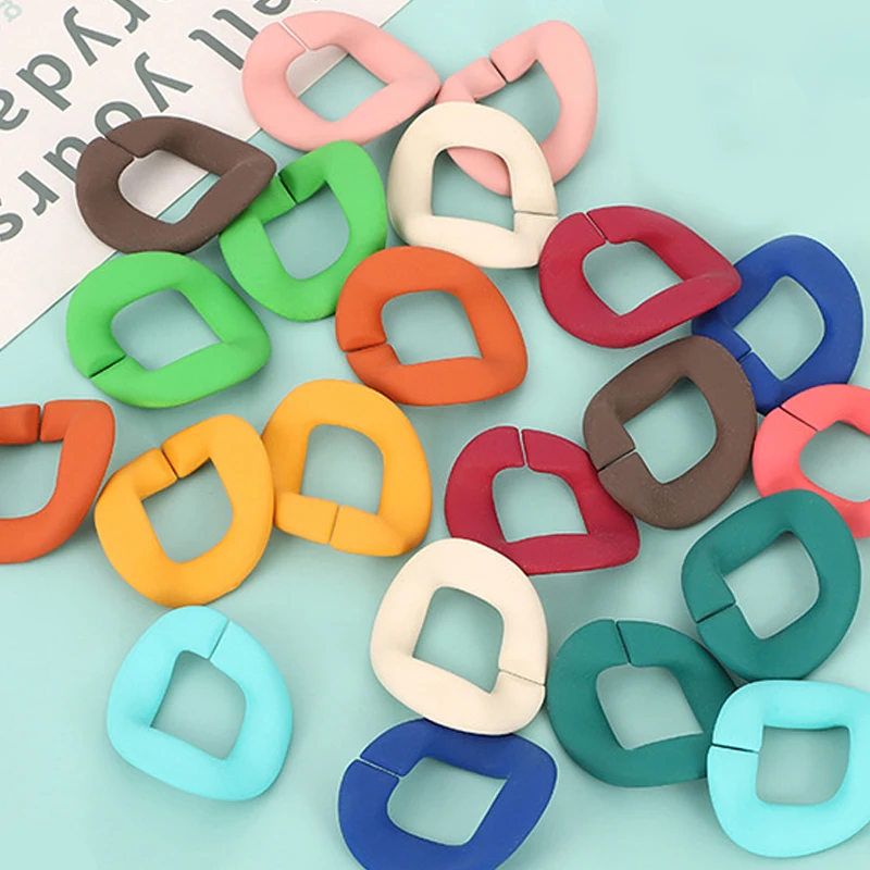 ZONESIN 38cm Acrylic Chain Strap DIY Purse Handles Replacement For Bag Strap Key Chain Phone Strap