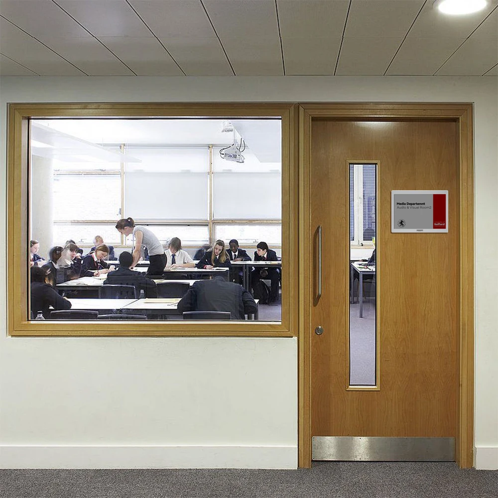 Business name signs for office digital door sign electronic shelf label