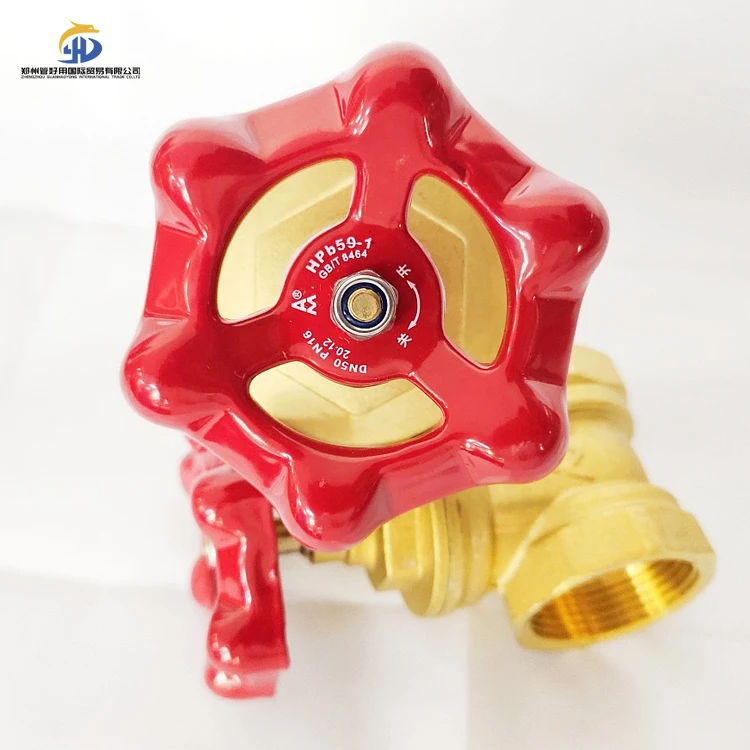 2 Inch Manual Water Valve Female Thread Long Body Non-rising Stem Copper/Brass Gate Valve