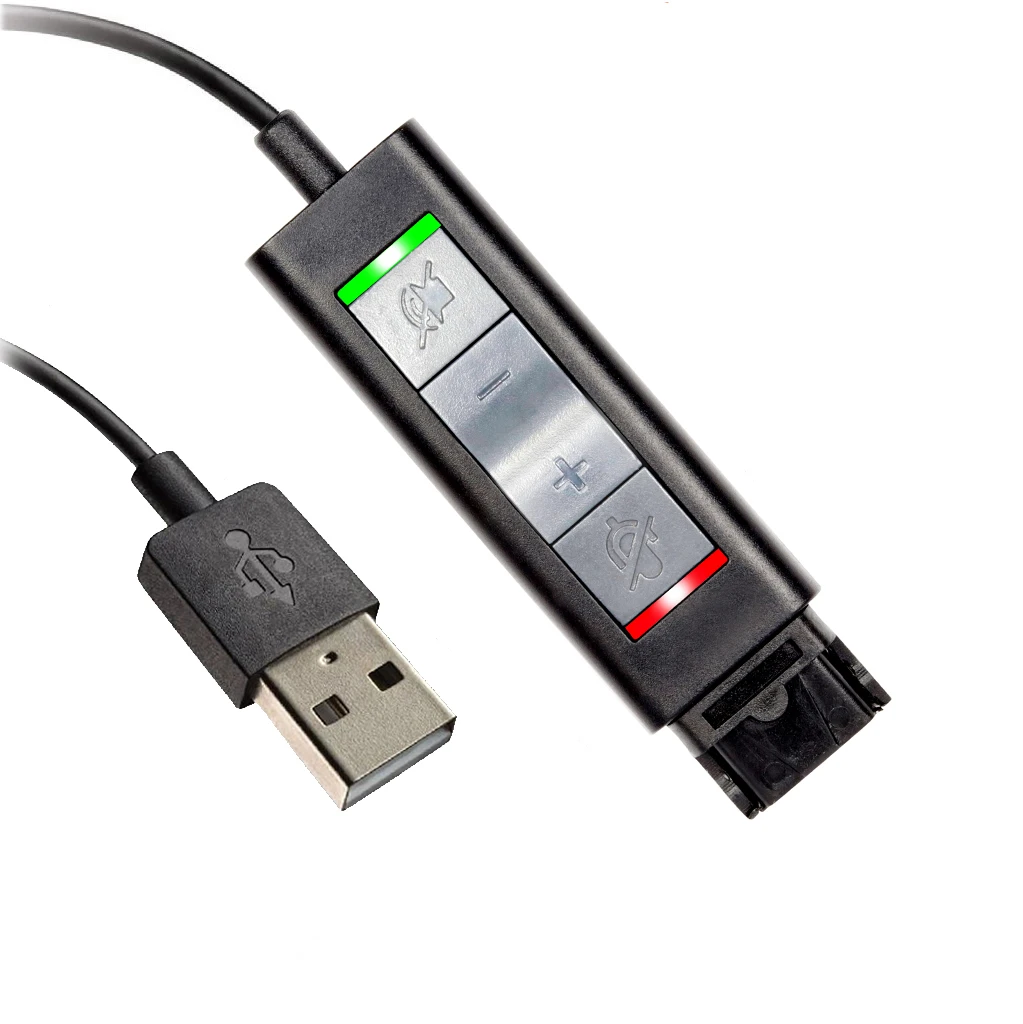 VoiceJoy быстрое отключение к USB-адаптеру, в комплект входит шумоподавление, USB-гарнитура для звонков с микрофоном для команд Skype