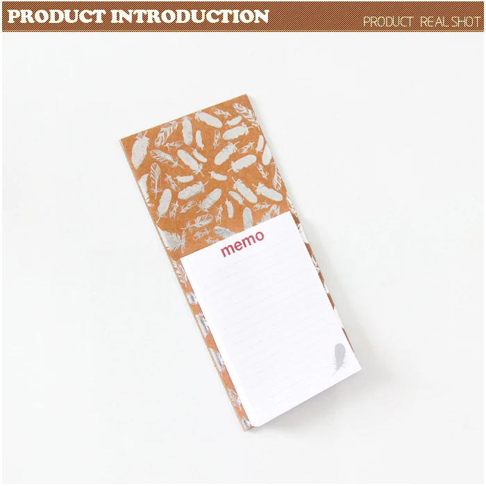 custom printing foil magnetic writing pad memo pad to do list notepad with magnets sticky note magnetic note  legal pad