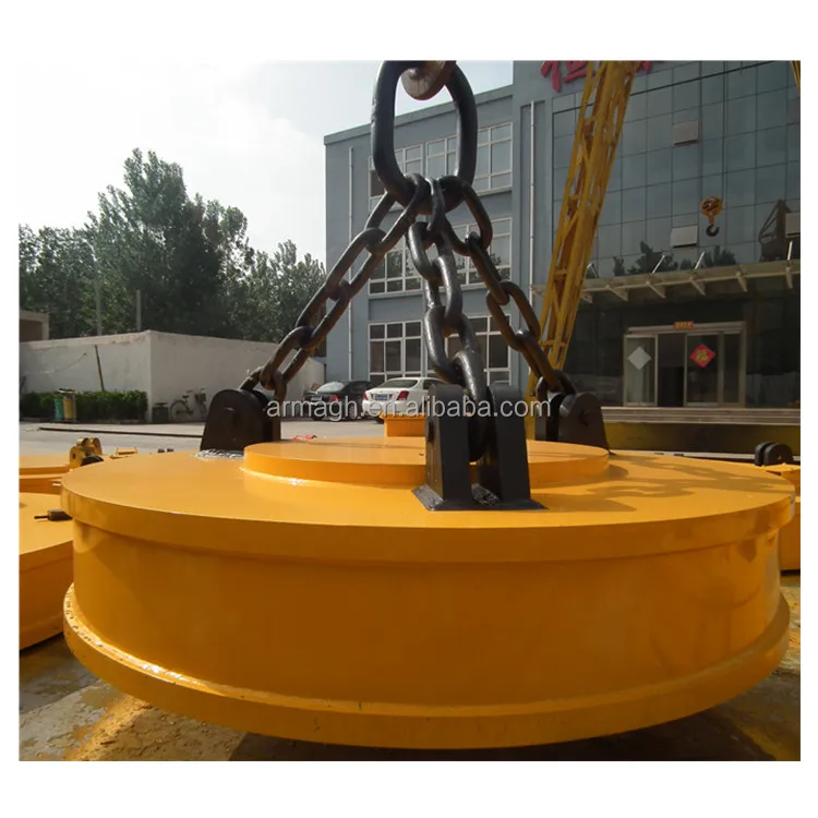 700mm diameter automatic small 600kg  lifting magnet electromagnet