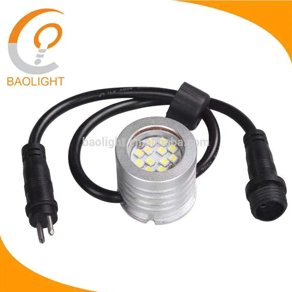 BAOMING водонепроницаемое 12V ip68 1W 2 5 W 4w светодиодное Подводное оборудование освещение для