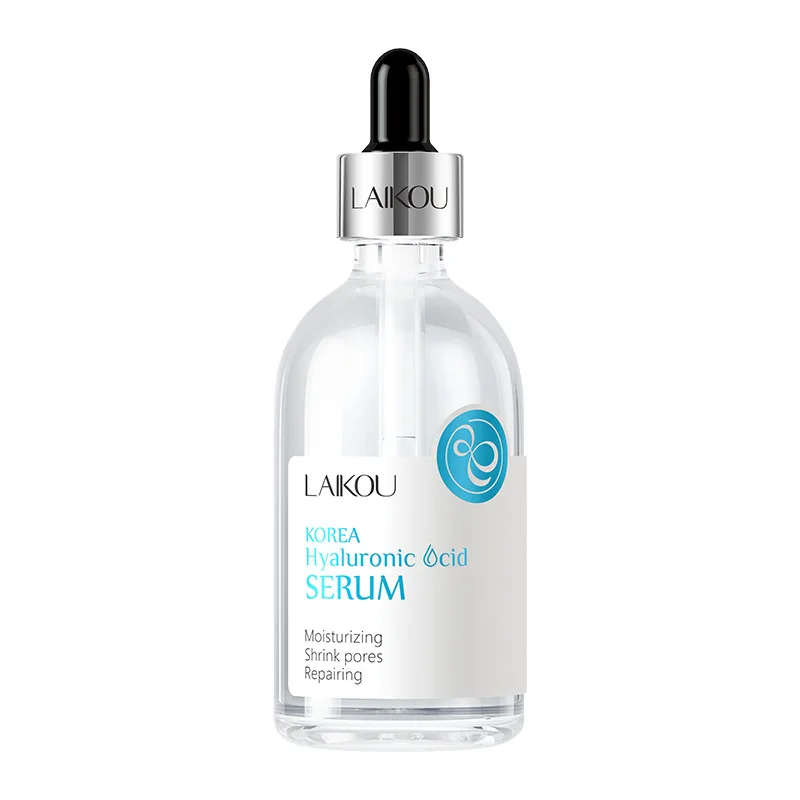 Hyaluronic Acid 100ml Brightening Moisturizing Shrinking Pores Repairing Smoothing Skin Face Serum