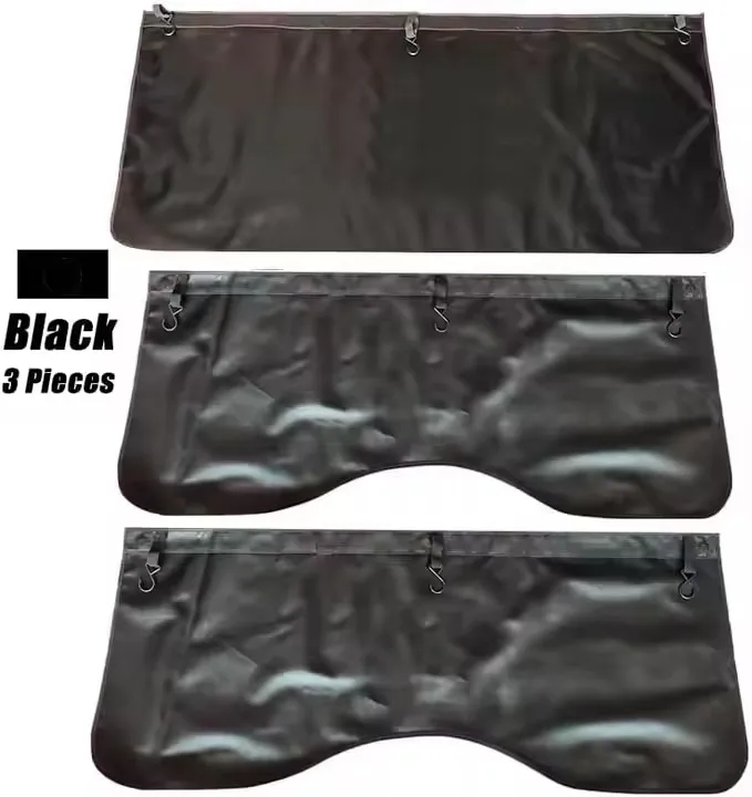 Custom logo Car fender protection pad three-piece set car repair and maintenance washed leather fender body protection cloth