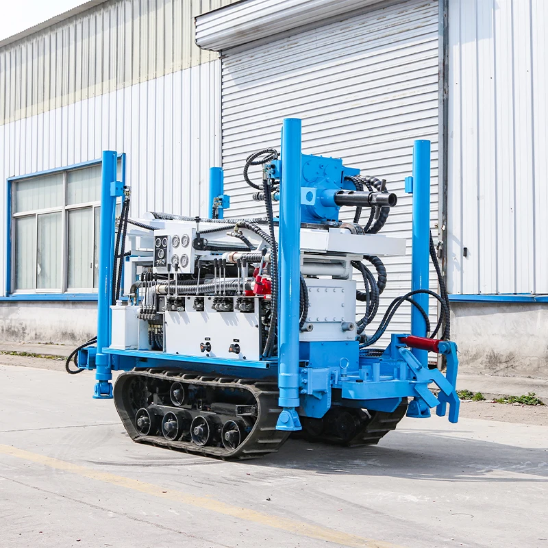 Mining mountain down the hole pneumatic portable rock drilling rig