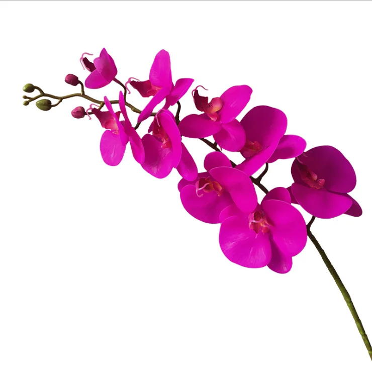 Home decoration flowers silk decorative artificial orchid flower wedding decoration