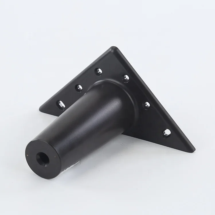 CE passed 6.49 inch Wood grain ABS Plastic Cabinet Leg Table Feet adjustable bed furniture risers