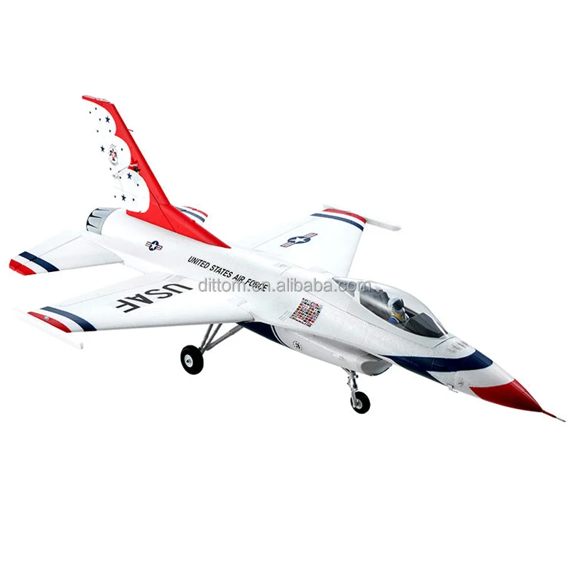 FMS146PGY F-16 EPO Foam Remote Control RC Jet Fighter 6CH PNP Aircraft Electric Airplane