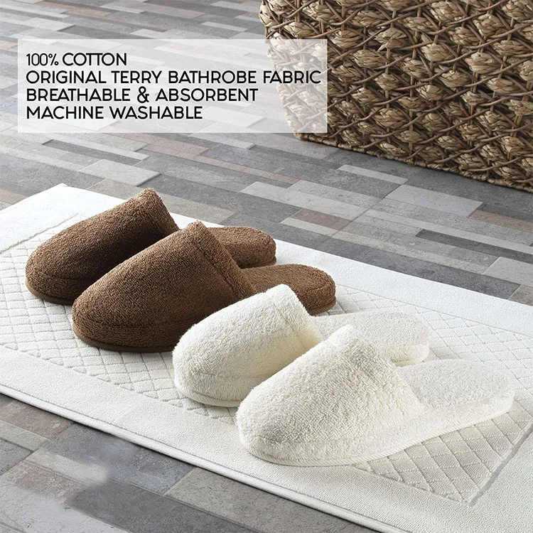 UG 100% Terry Cotton ON-AIR Unisex Turkish Spa Slippers Bath Slippers  House Slippers Shoes for Women
