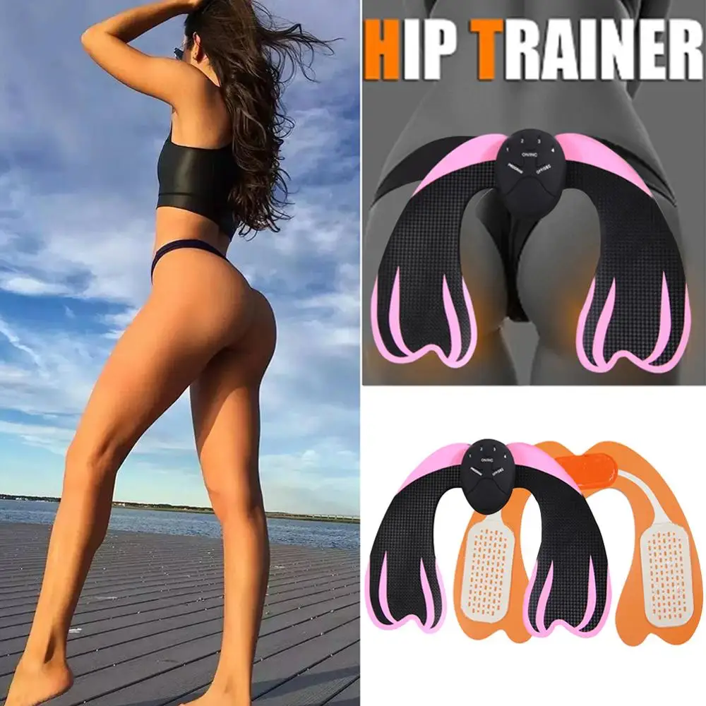 Smart Hips Muscle Trainer Body Sculpting Massager Stimulator Pad Gym Fitness Hips Sports Lose Weight ABS Stickers