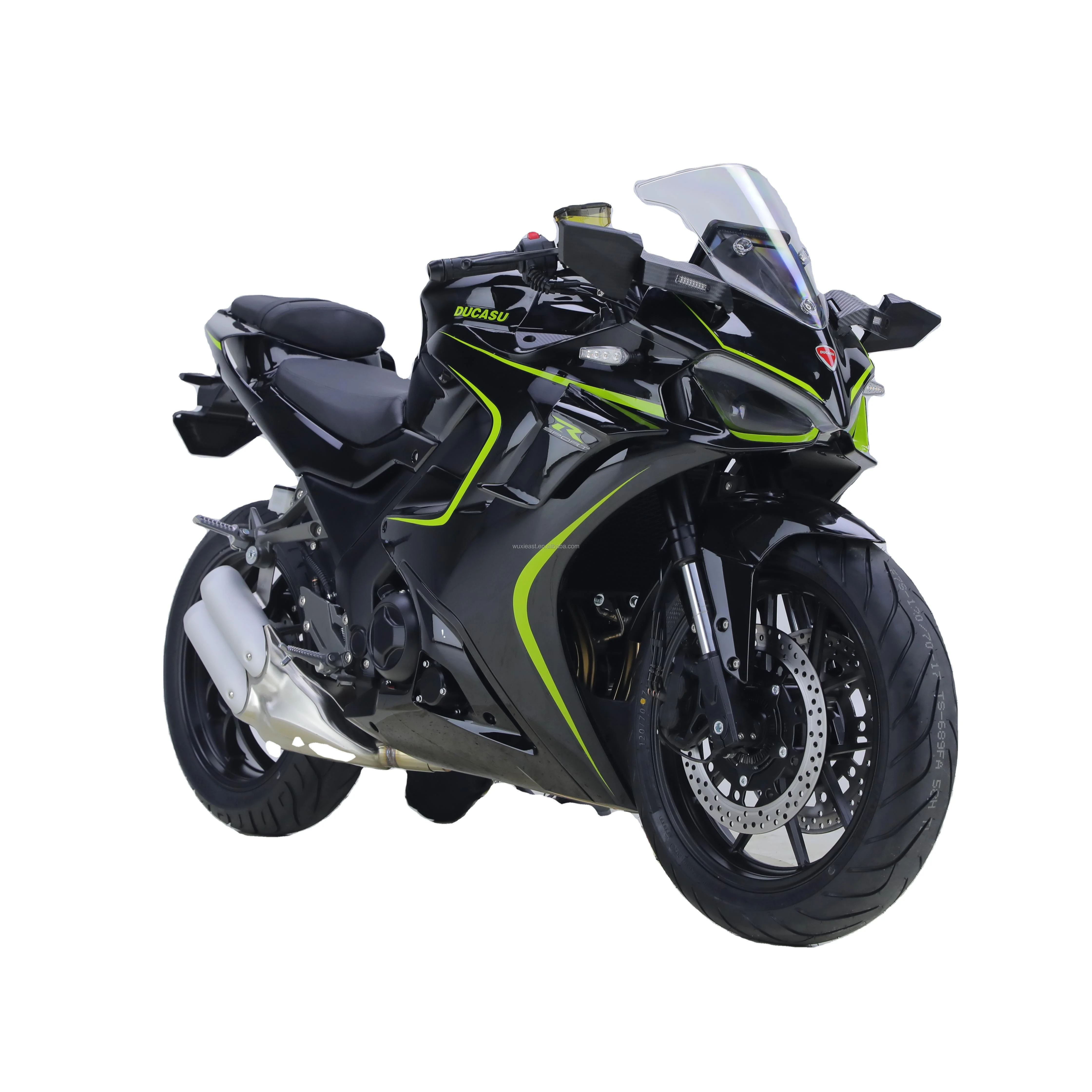 RACING MOTORCYCLE 1 Cylinder,4 stroke Electric+kick start double Disc brake single Disc brake Hydraulic Suspension Air Cooled