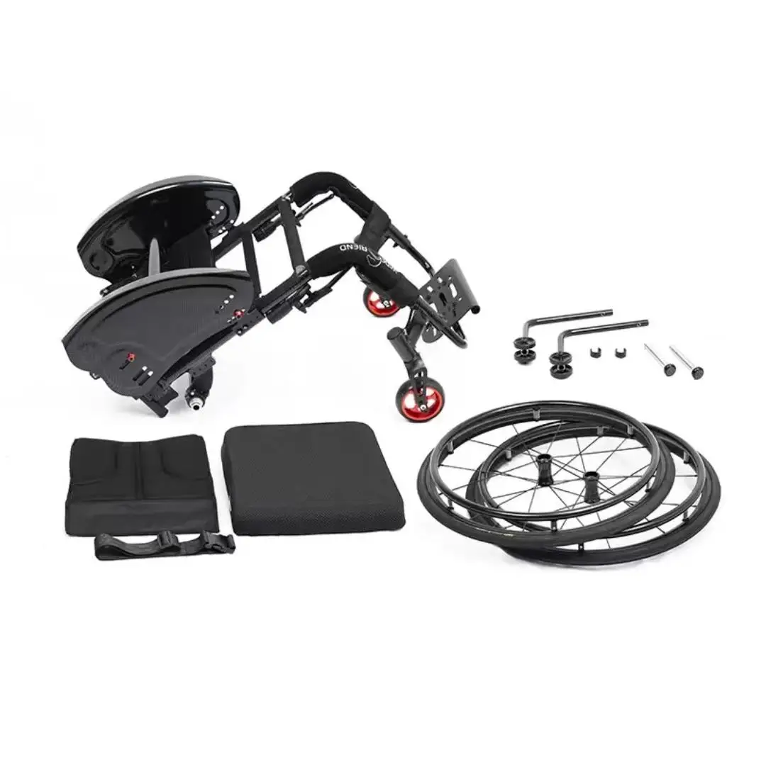 2025 Ultra Lightweight Steel Manual Wheelchair for Leisure & Sport Rigid & Active Design