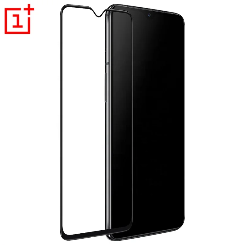Original OnePlus 6t/7/ 7T 3D Tempered Glass Screen Protector Black